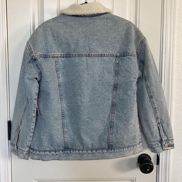 PacSun Sherpa Trucker Jacket - XS/S (Oversized fit) - Picture 3 of 8